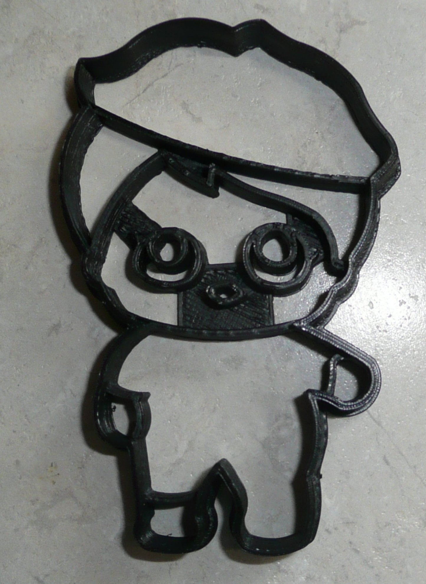 Beatnik Babe Black Beret Surprise Doll Cookie Cutter Made In USA PR2511