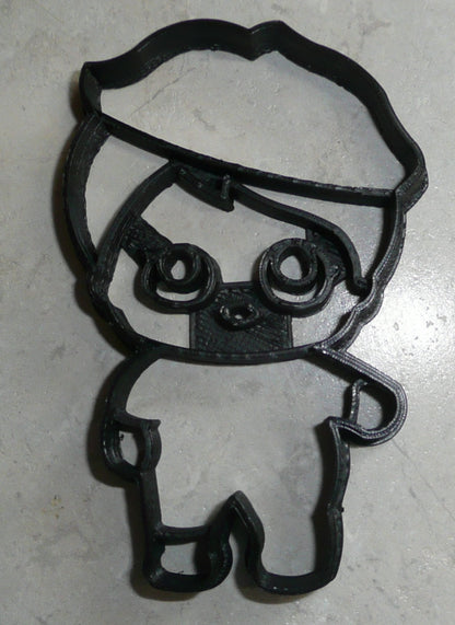 Beatnik Babe Black Beret Surprise Doll Cookie Cutter Made In USA PR2511