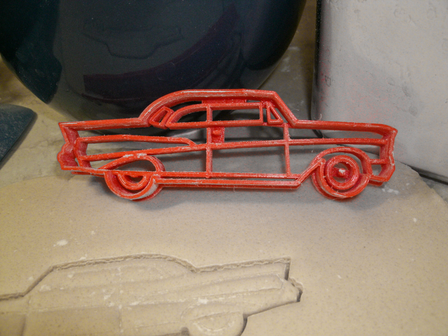Chevy Chevrolet Bel Air Coupe 1957 Vintage Cookie Cutter Made In USA PR2107
