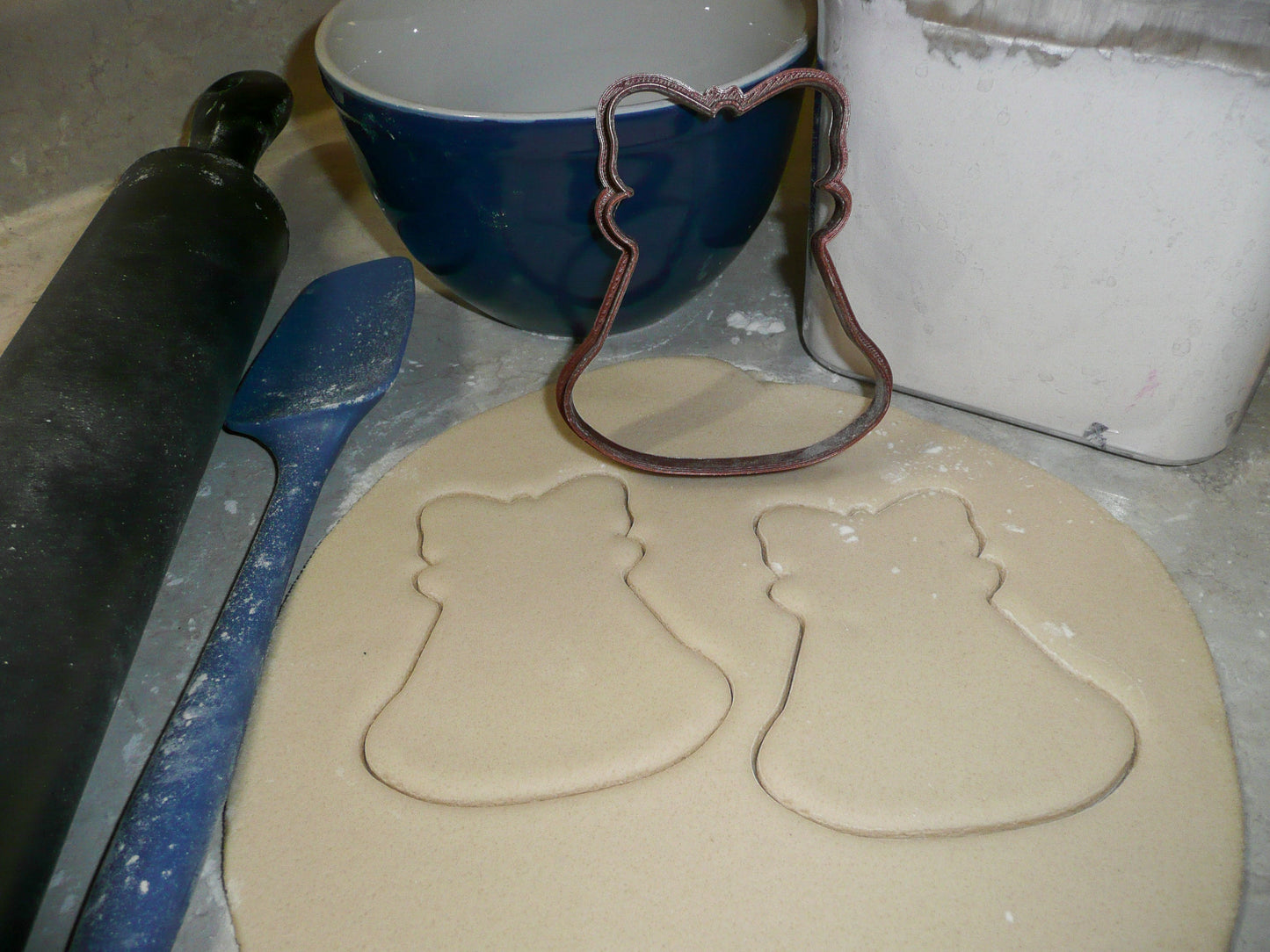 Christmas Bell Outline Church Holiday Cookie Cutter Made In USA PR2023