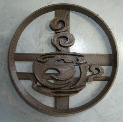 Coffee Mug Cappuccino Swirl Steam Beverage Tea Latte Cookie Cutter USA PR2395