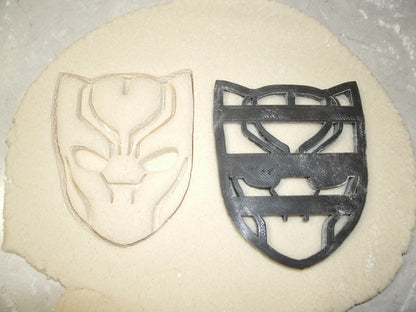 Black Panther Face Mask Superhero Cookie Cutter Made In USA PR599