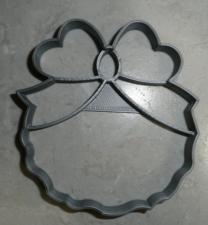 6x Bow Tie Banner Fondant Cutter Cupcake Topper 1.75 IN USA FD2613