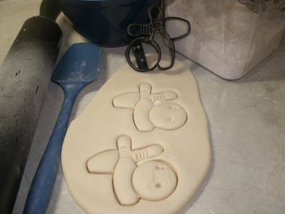 Bowling Pins Bowl Ball League Hobby Sport Cookie Cutter Made In USA PR2497