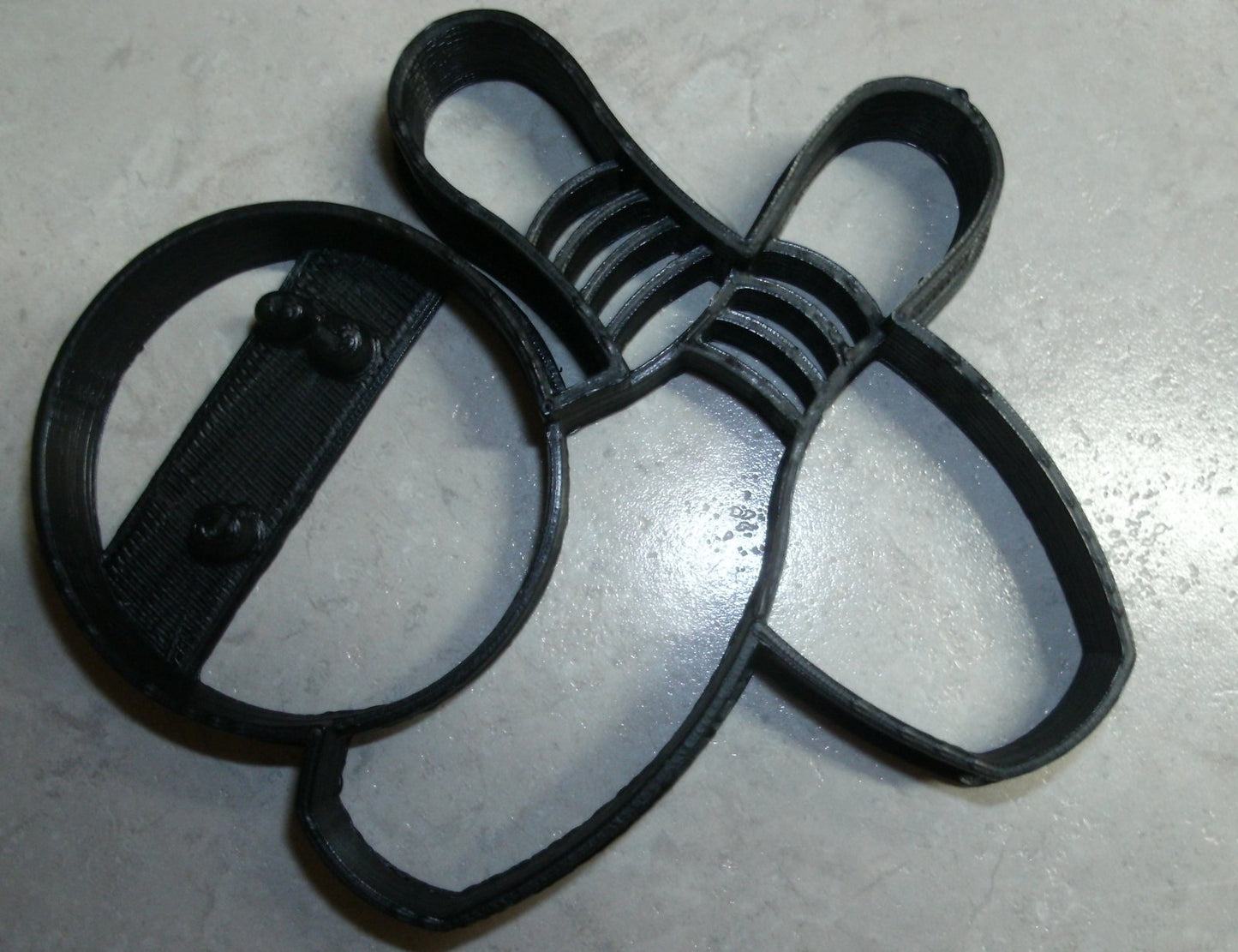 Bowling Pins Bowl Ball League Hobby Sport Cookie Cutter Made In USA PR2497