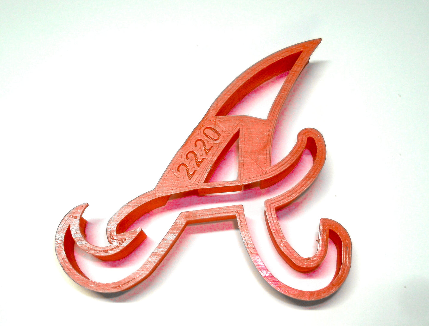 6x Atlanta Braves Fondant Cutter Cupcake Topper 1.75 IN USA FD2220