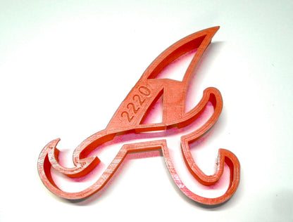6x Atlanta Braves Fondant Cutter Cupcake Topper 1.75 IN USA FD2220