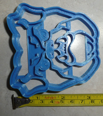Bulldog Bulldogs Face Sports Mascot Cookie Cutter Made In USA PR2698