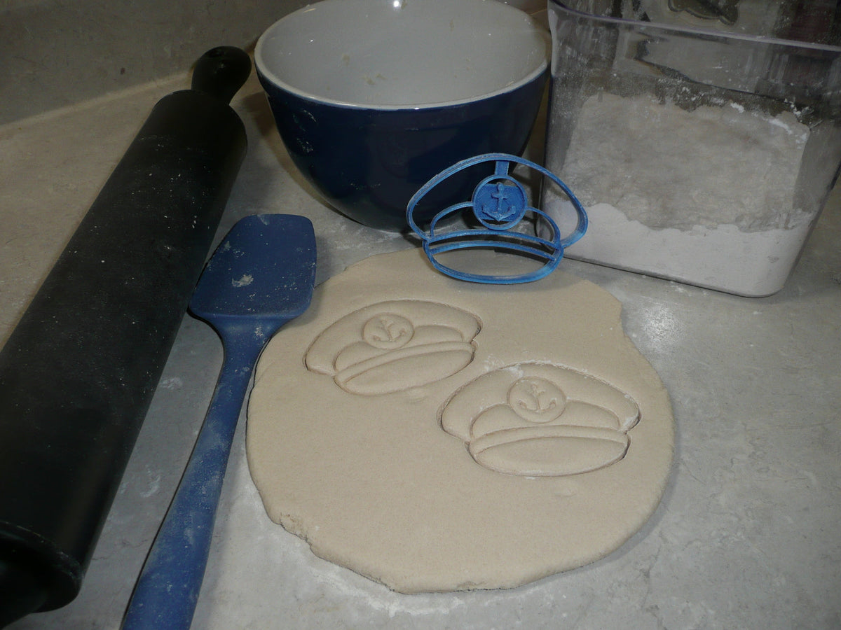 Sailor Captains Hat Cap Sea Captain Boat Ocean Cookie Cutter Made In USA PR2590