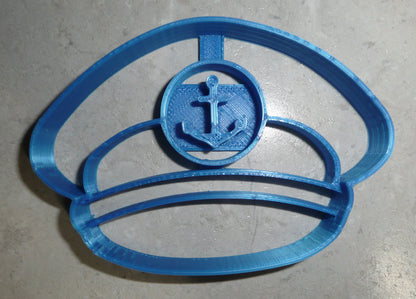 Sailor Captains Hat Cap Sea Captain Boat Ocean Cookie Cutter Made In USA PR2590