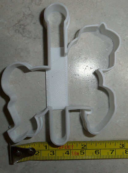 Carousel Horse Outline Merry Go Round Cookie Cutter Made In USA PR2610
