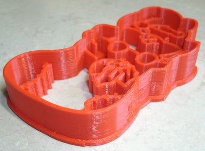 Cat In Stocking Christmas Holiday Kitten Cookie Cutter Made In USA PR2369