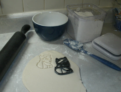 Cat Woman Superhero Logo Cookie Cutter Baking Tool Made In USA PR540