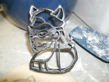 Cat Woman Superhero Logo Cookie Cutter Baking Tool Made In USA PR540
