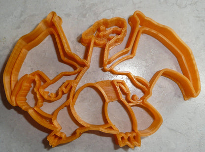 6x Charizard Pokemon Fondant Cutter Cupcake Topper 1.75 IN USA FD2467