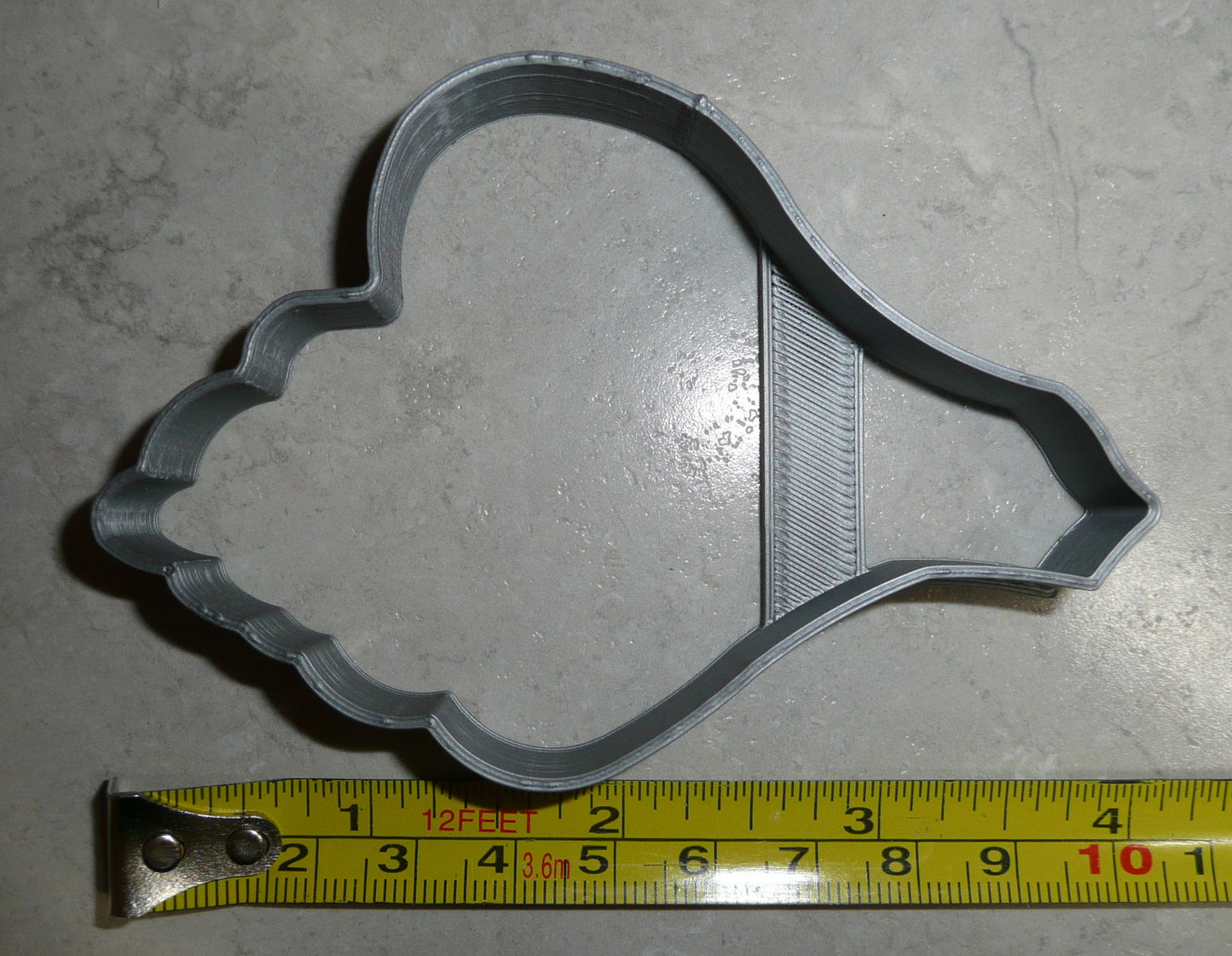 Conch Sea Shell Horn Large Snail Ocean Beach Cookie Cutter Made In USA PR2595