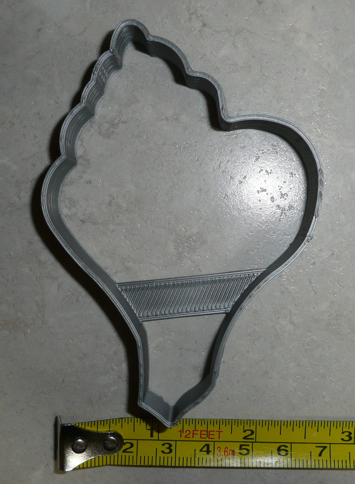 Conch Sea Shell Horn Large Snail Ocean Beach Cookie Cutter Made In USA PR2595