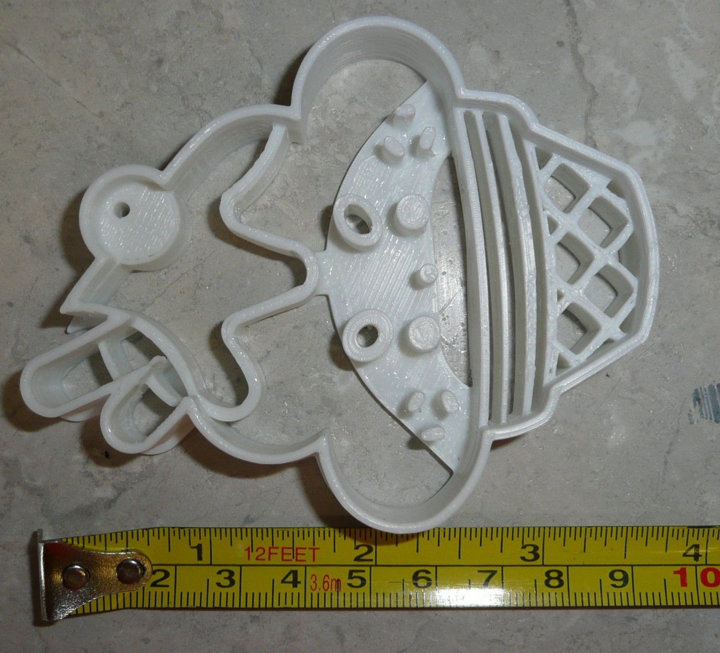 Ice Cream Sundae Cute Face Summer Treat Cookie Cutter Made In USA PR2365