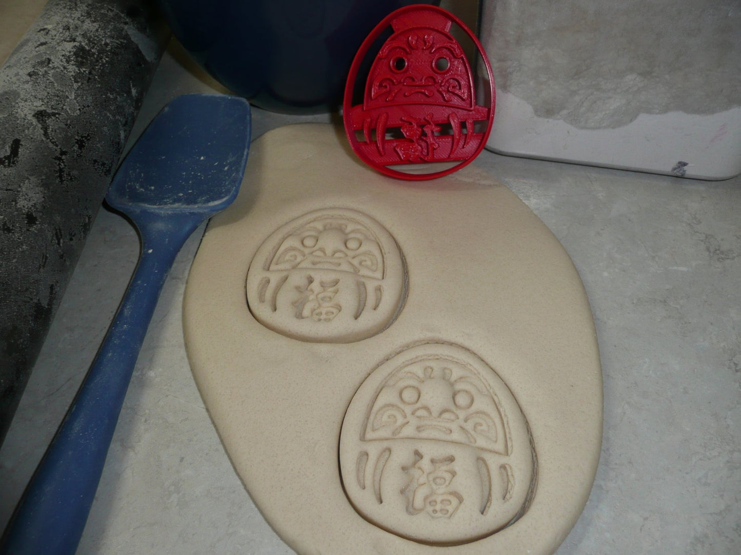 Daruma Doll Japanese Luck Buddhism Wishing Cookie Cutter Made In USA PR2326