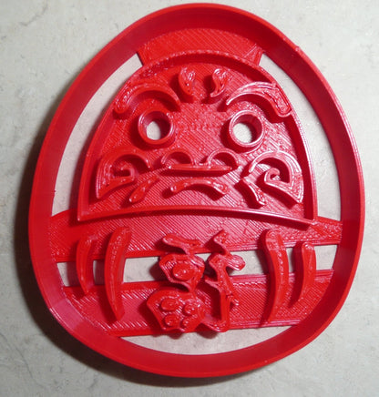 Daruma Doll Japanese Luck Buddhism Wishing Cookie Cutter Made In USA PR2326