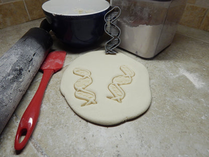 DNA Hereditary Material Genes Double Helix Cookie Cutter Made In USA PR2146