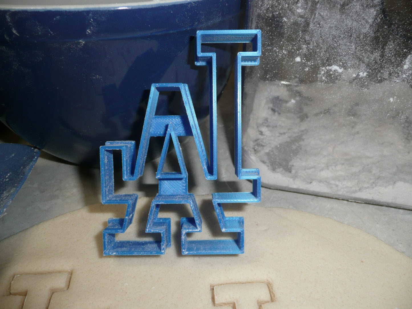 Los Angeles Dodgers LA Logo MLB Baseball Cookie Cutter Made In USA PR2584