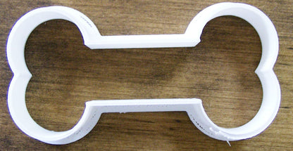 6x Dog Bone Biscuit Outline Fondant Cutter Cupcake Topper 1.75 IN USA FD100