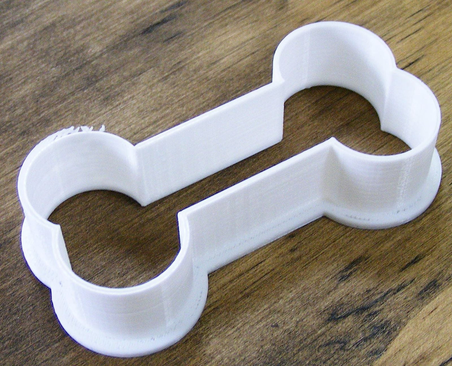 6x Dog Bone Biscuit Outline Fondant Cutter Cupcake Topper 1.75 IN USA FD100