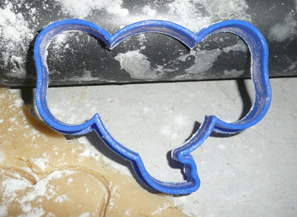 Elephant Head Outline Cookie Cutter Baking Tool Made In USA PR283