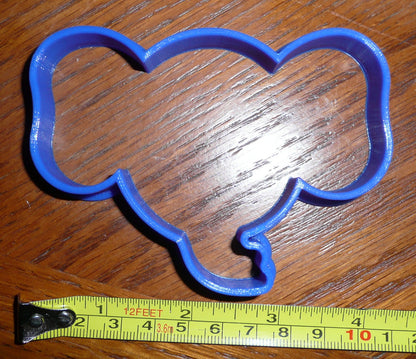 Elephant Head Outline Cookie Cutter Baking Tool Made In USA PR283
