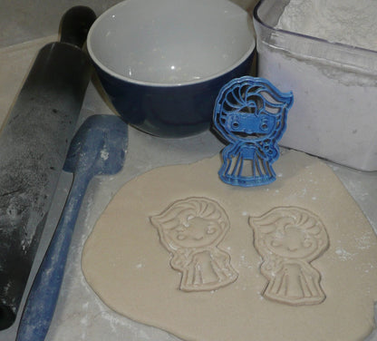 Elsa Ice Snow Queen Winter Frozen Movie Cookie Cutter Made In USA PR2646