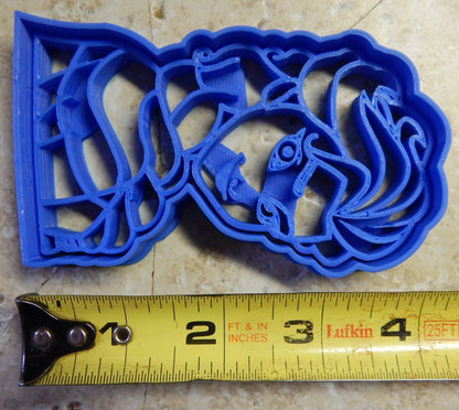 Elsa Face Head Snow Queen Frozen Movie Cookie Cutter Made In USA PR564