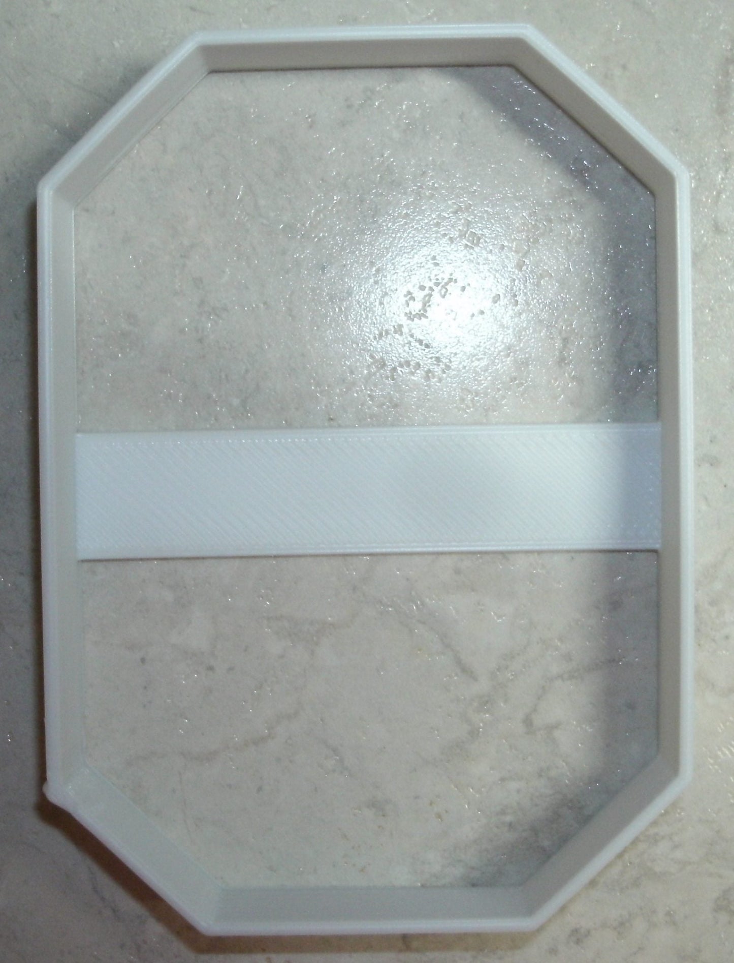 Emerald Cut Outline Shape Gem Crystal Cookie Cutter Made In USA PR2685