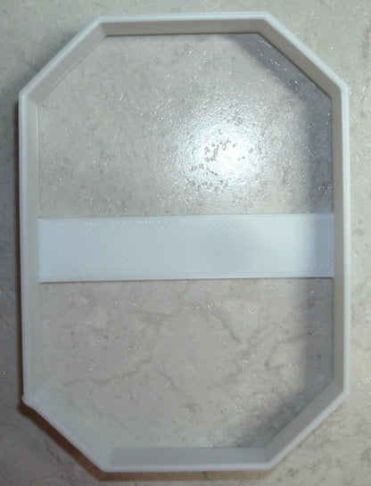 Emerald Cut Outline Shape Gem Crystal Cookie Cutter Made In USA PR2685