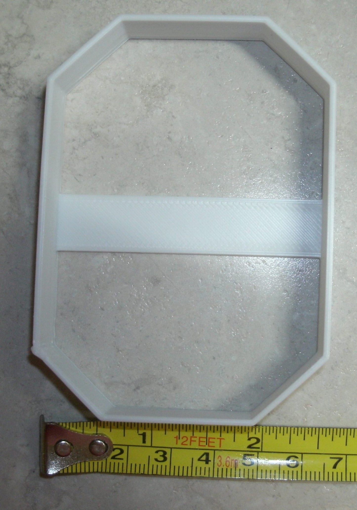 Emerald Cut Outline Shape Gem Crystal Cookie Cutter Made In USA PR2685