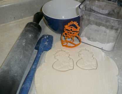 Ernie With Rubber Duckie Sesame Street Muppet Cookie Cutter Made In USA PR2016