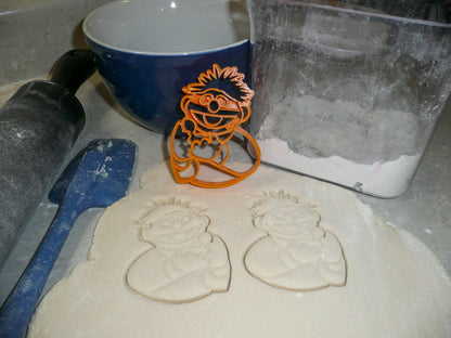 Ernie With Rubber Duckie Sesame Street Muppet Cookie Cutter Made In USA PR2016