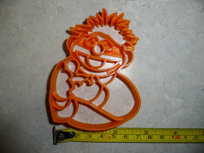 Ernie With Rubber Duckie Sesame Street Muppet Cookie Cutter Made In USA PR2016
