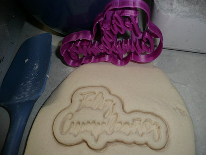 Feliz Cumpleanos Happy Birthday In Spanish Cookie Cutter Made In USA PR2521