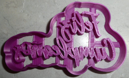 Feliz Cumpleanos Happy Birthday In Spanish Cookie Cutter Made In USA PR2521
