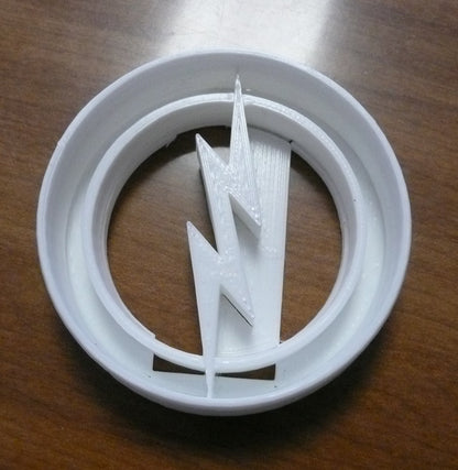 6x Flash Superhero Fondant Cutter Cupcake Topper 1.75 IN USA FD489