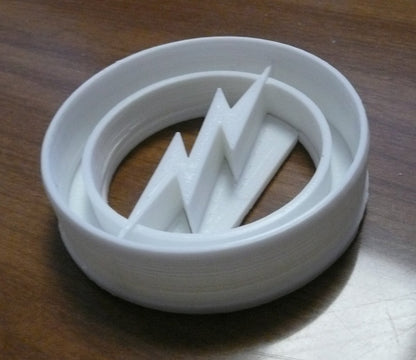 6x Flash Superhero Fondant Cutter Cupcake Topper 1.75 IN USA FD489