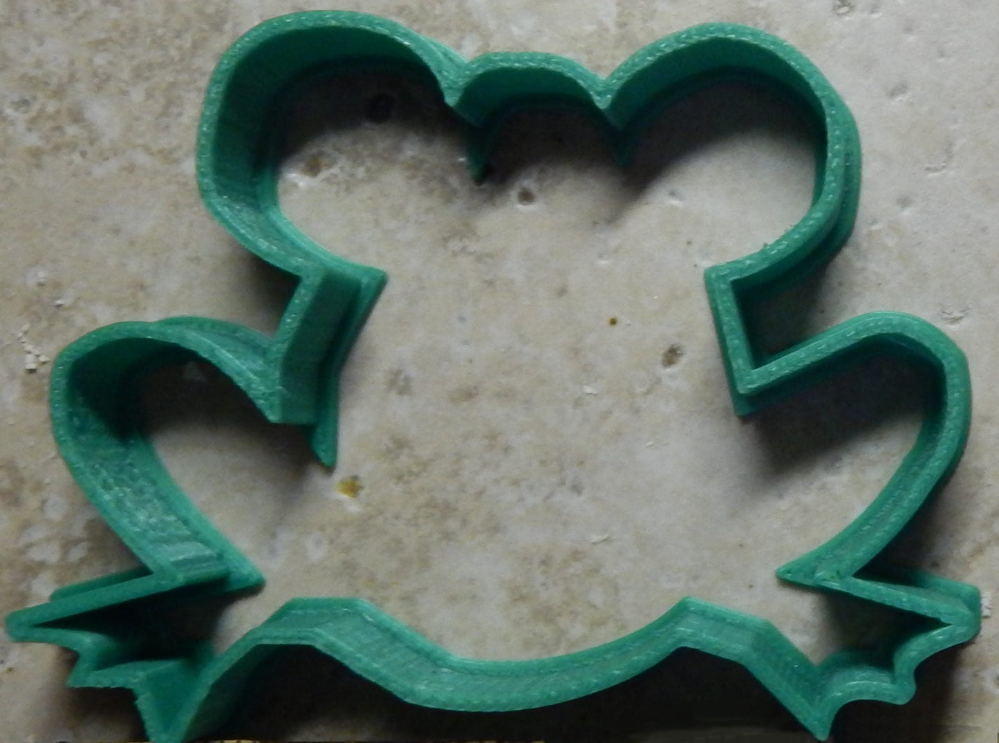 6x Frog Toad Outline Fondant Cutter Cupcake Topper 1.75 IN USA FD2041