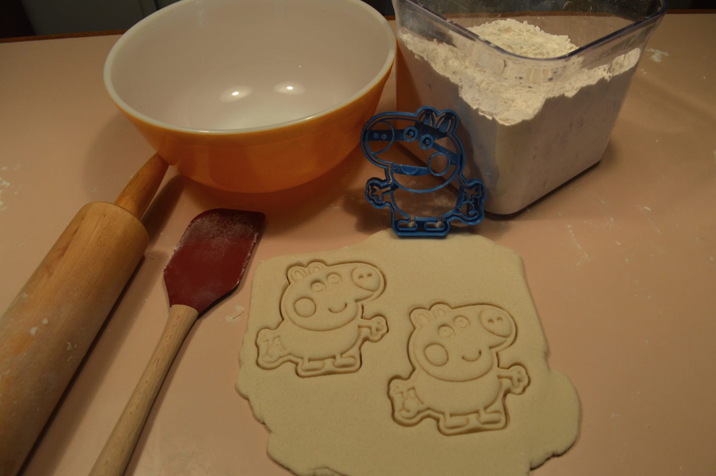 George Georgie Peppa Pig Brother Cartoon Cookie Cutter Made In USA PR2641