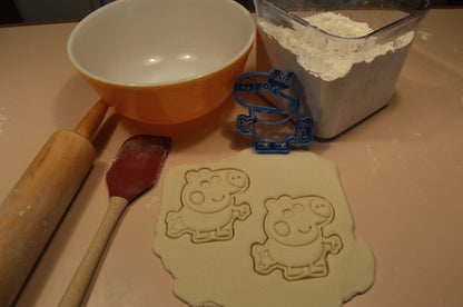 George Georgie Peppa Pig Brother Cartoon Cookie Cutter Made In USA PR2641