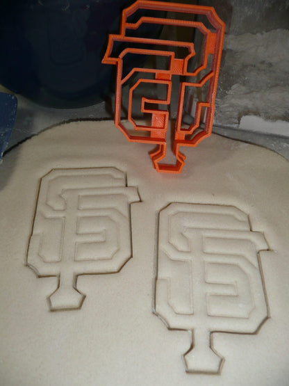 San Francisco Giants SF Logo MLB Baseball Cookie Cutter Made In USA PR2586