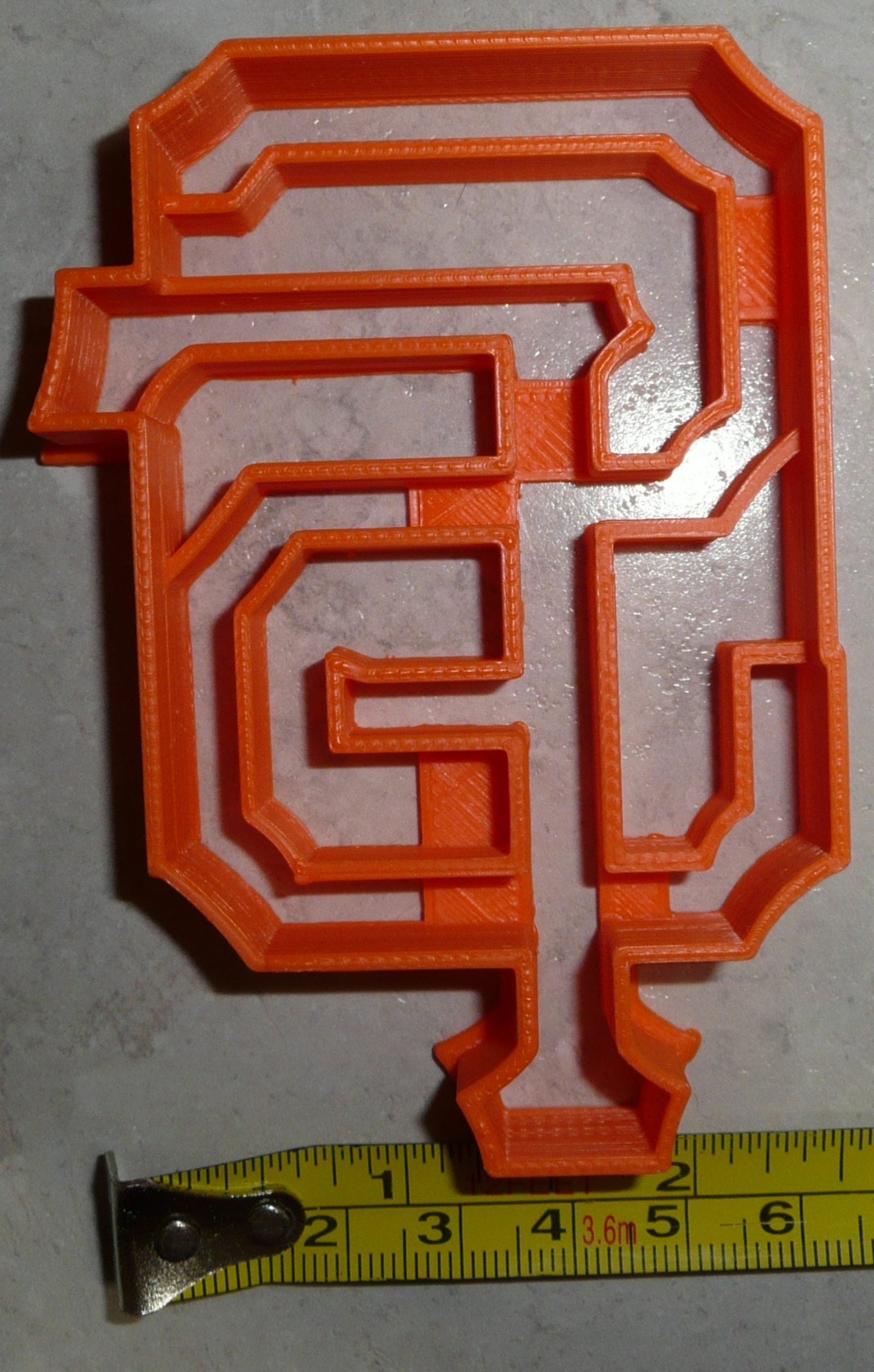 San Francisco Giants SF Logo MLB Baseball Cookie Cutter Made In USA PR2586