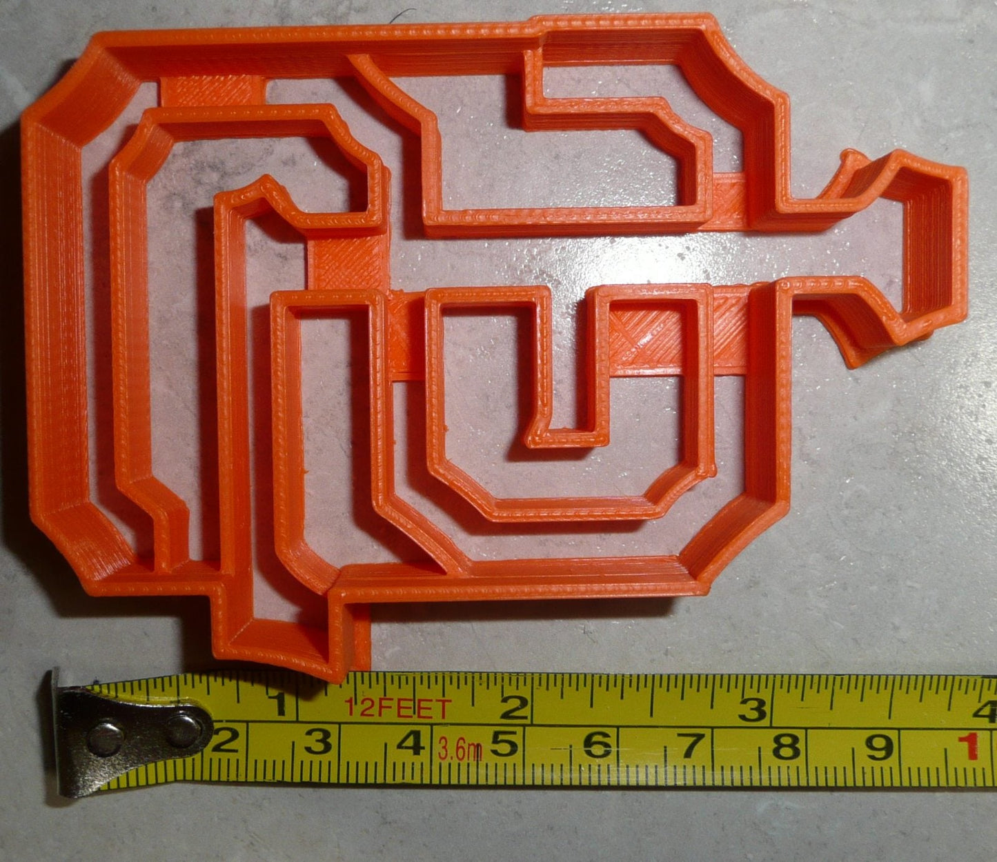 San Francisco Giants SF Logo MLB Baseball Cookie Cutter Made In USA PR2586