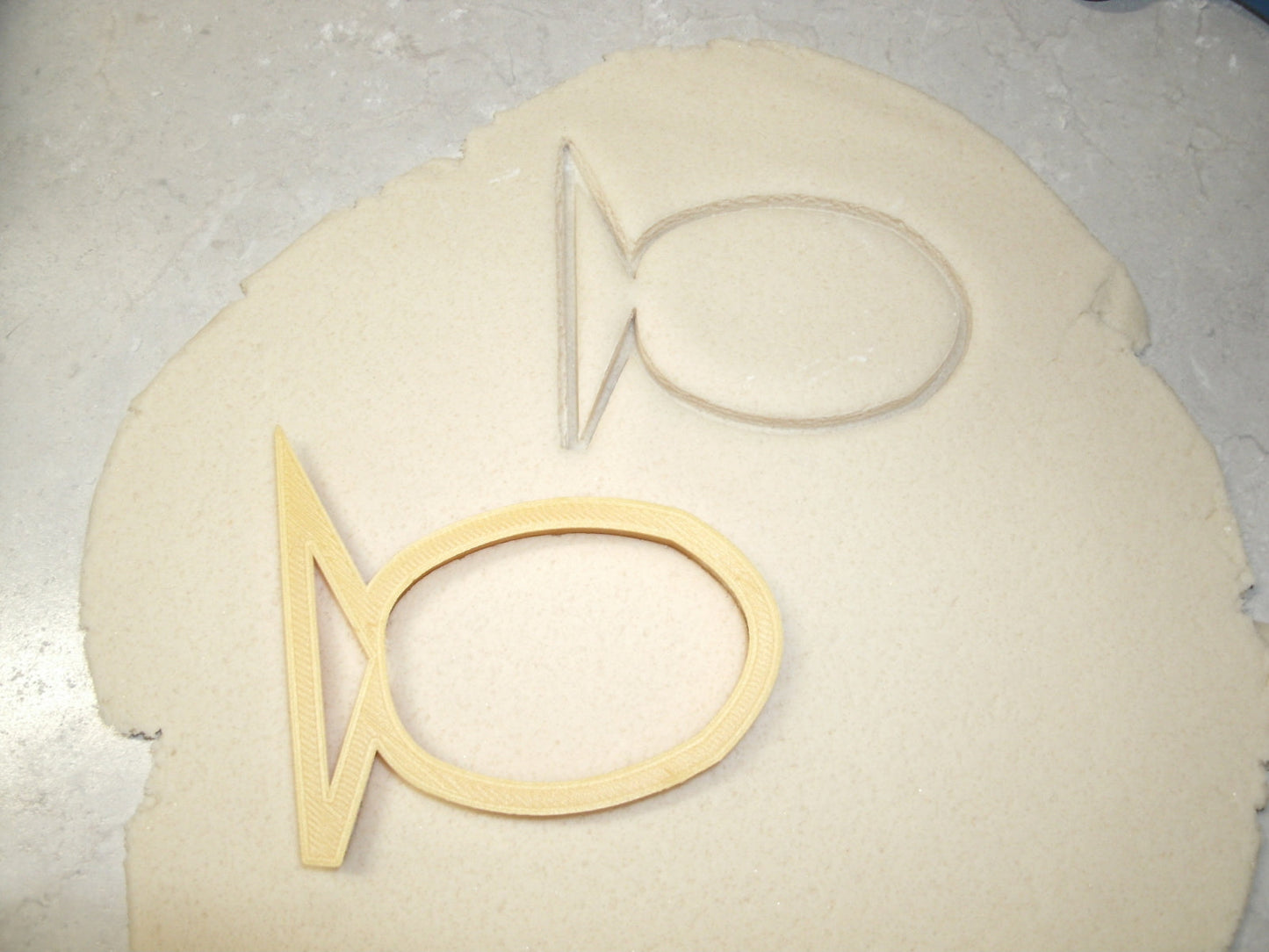 Gold Fish Goldfish Outline Cookie Cutter Made in USA PR442