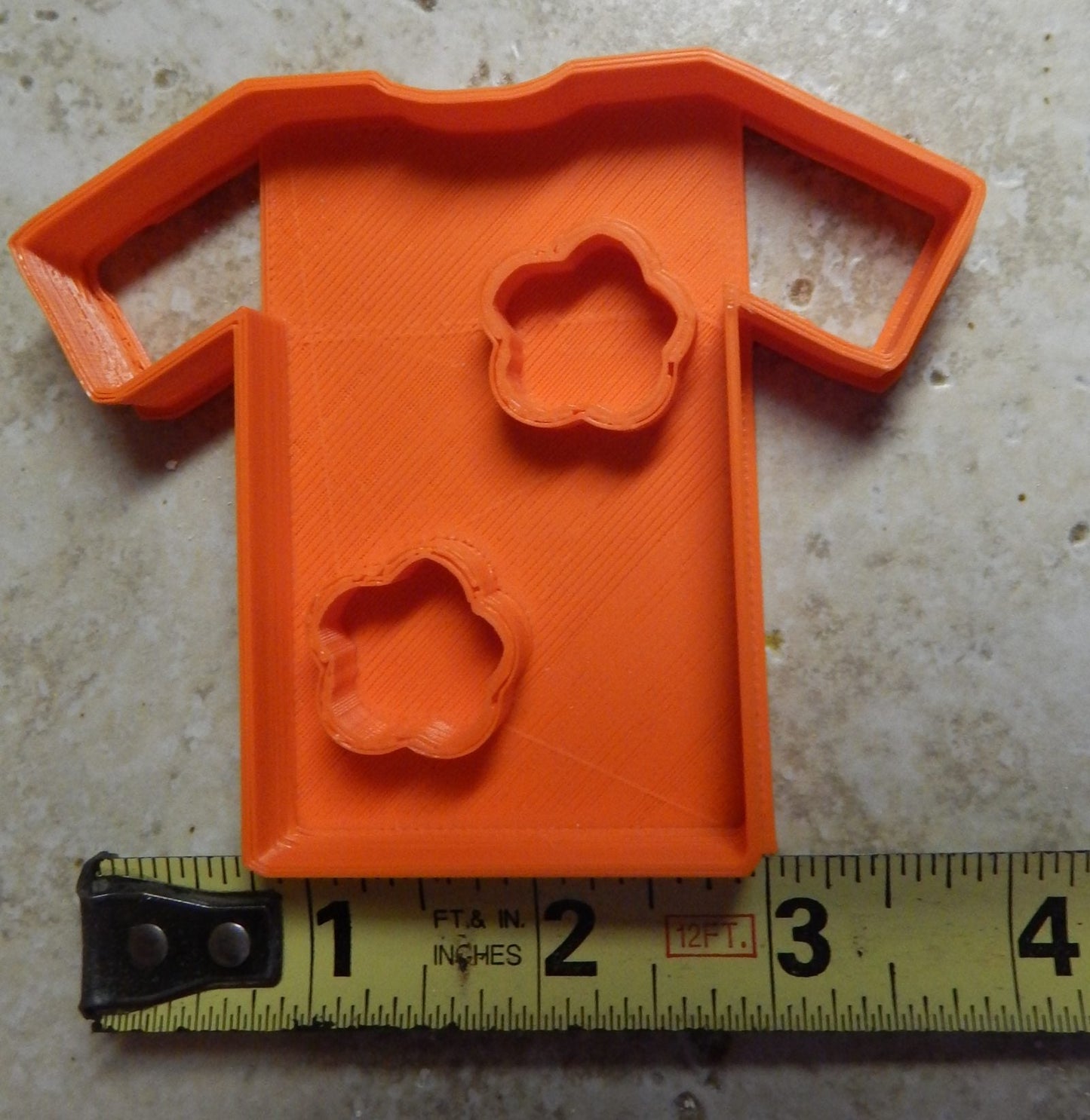 Hawaiian Shirt Colorful Print Hawaii Floral Cookie Cutter Made In USA PR2166